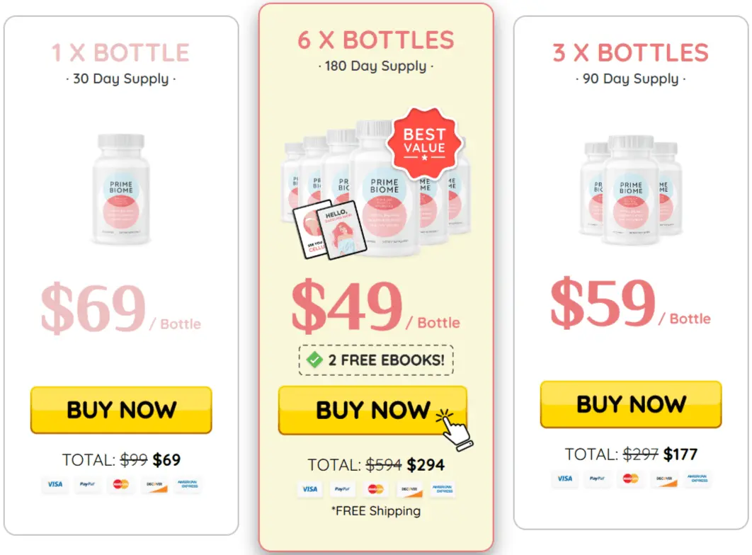 PrimeBiome™ bottle